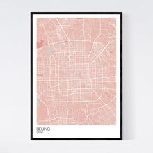 Load image into Gallery viewer, Map of Beijing, China