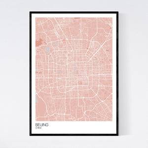 Map of Beijing, China