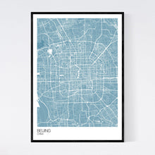Load image into Gallery viewer, Beijing City Map Print