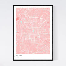 Load image into Gallery viewer, Beijing City Map Print