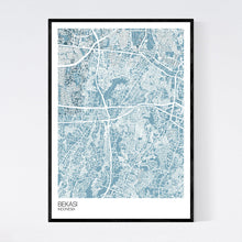 Load image into Gallery viewer, Bekasi City Map Print