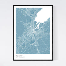 Load image into Gallery viewer, Belfast City Map Print