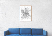 Load image into Gallery viewer, Map of Belgrade, Serbia