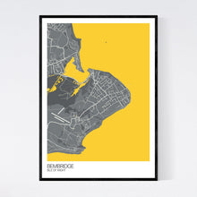 Load image into Gallery viewer, Bembridge Town Map Print