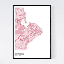 Load image into Gallery viewer, Bembridge Town Map Print