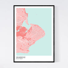 Load image into Gallery viewer, Bembridge Town Map Print