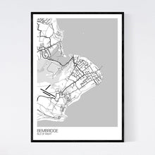 Load image into Gallery viewer, Bembridge Town Map Print