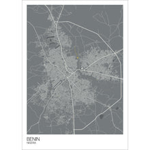 Load image into Gallery viewer, Map of Benin, Nigeria