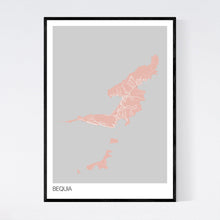 Load image into Gallery viewer, Map of Bequia, Saint Vincent and The Grenadines
