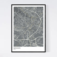 Load image into Gallery viewer, Bergamo City Map Print