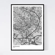 Load image into Gallery viewer, Bergamo City Map Print