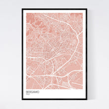 Load image into Gallery viewer, Bergamo City Map Print