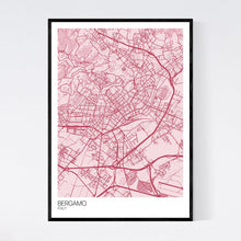 Load image into Gallery viewer, Bergamo City Map Print