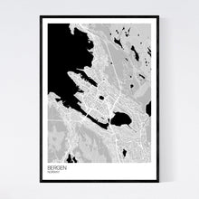 Load image into Gallery viewer, Map of Bergen, Norway