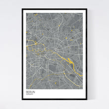 Load image into Gallery viewer, Berlin City Map Print