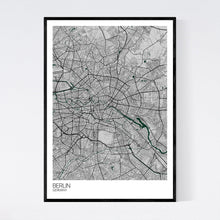 Load image into Gallery viewer, Berlin City Map Print