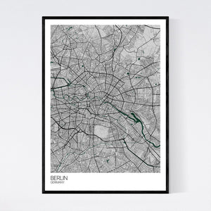 Berlin City Map Print
