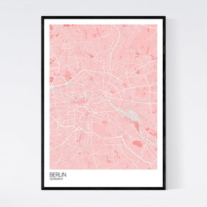 Berlin City Map Print