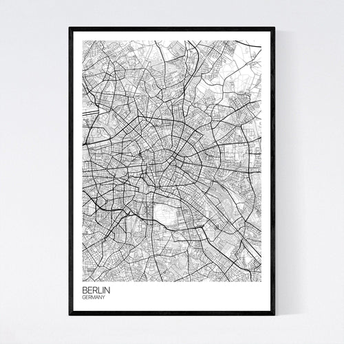 Map of Berlin, Germany