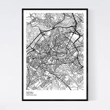 Load image into Gallery viewer, Map of Bern, Switzerland