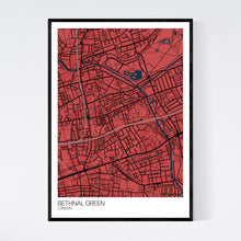Load image into Gallery viewer, Bethnal Green Neighbourhood Map Print