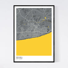 Load image into Gallery viewer, Bexhill Town Map Print