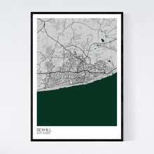 Load image into Gallery viewer, Bexhill Town Map Print