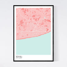 Load image into Gallery viewer, Bexhill Town Map Print