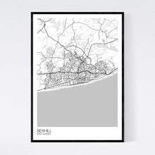 Load image into Gallery viewer, Bexhill Town Map Print