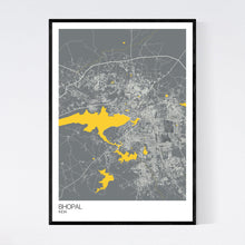 Load image into Gallery viewer, Bhopal City Map Print