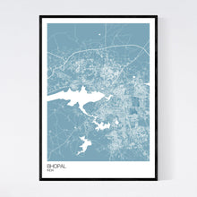 Load image into Gallery viewer, Bhopal City Map Print