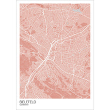 Load image into Gallery viewer, Map of Bielefeld, Germany
