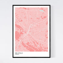 Load image into Gallery viewer, Bielefeld City Map Print