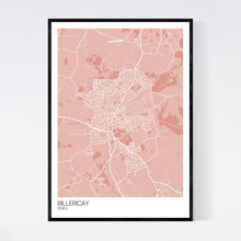 Load image into Gallery viewer, Billericay Town Map Print
