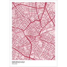Load image into Gallery viewer, Map of Birmingham City Centre, England