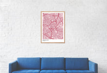 Load image into Gallery viewer, Map of Birmingham City Centre, England