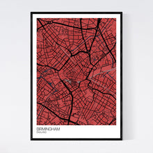 Load image into Gallery viewer, Birmingham City Centre City Map Print