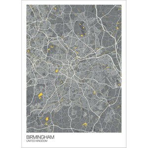 Map of Birmingham, United Kingdom