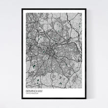 Load image into Gallery viewer, Birmingham City Map Print