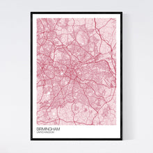 Load image into Gallery viewer, Birmingham City Map Print