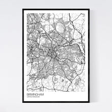 Load image into Gallery viewer, Birmingham City Map Print