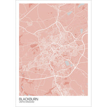 Load image into Gallery viewer, Map of Blackburn, United Kingdom