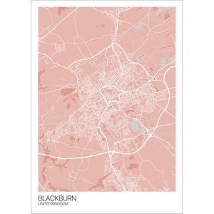 Map of Blackburn, United Kingdom