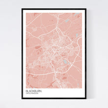 Load image into Gallery viewer, Map of Blackburn, United Kingdom