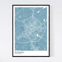 Load image into Gallery viewer, Blackburn City Map Print