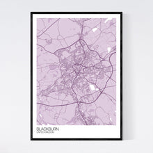 Load image into Gallery viewer, Blackburn City Map Print
