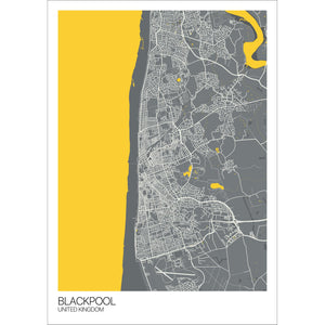 Map of Blackpool, United Kingdom
