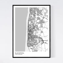 Load image into Gallery viewer, Blackpool City Map Print