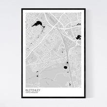 Load image into Gallery viewer, Bletchley City Map Print