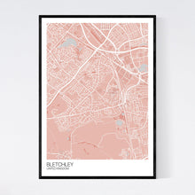 Load image into Gallery viewer, Bletchley City Map Print